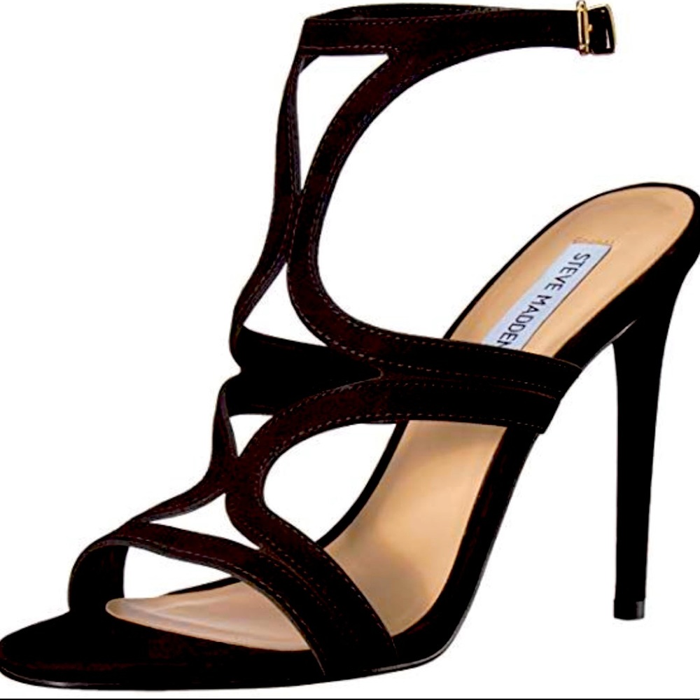 STEVE MADDEN Sidney Ankle Strap Stilettos